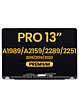 LCD Assembly (SILVER) (Premium) for MacBook Pro 13" (A1989 / Late 2018 / Early 2019)(A2159 / Mid 2019）(A2289 / A2251 / Mid 2020)