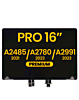 LCD Assembly (SPACE GRAY) (Premium) for MacBook Pro 16" (A2485 / Late 2021) / (A2780 / Late 2023 / (A2991 / Late 2023)
