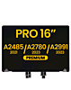 LCD Assembly (SILVER) (Premium) for MacBook Pro 16" (A2485 / Late 2021) / (A2780 / Late 2023 / (A2991 / Late 2023)