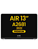 LCD Assembly (MIDNIGHT) (Premium) for MacBook Air 13" (A2681 / Mid 2022)