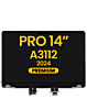 LCD Assembly (SPACE BLACK) (Premium) for MacBook Pro 14'' (A3112 / 2024)