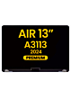 LCD Assembly (MIDNIGHT) (Premium) for MacBook Air 13" (A3113 / 2024)