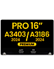 LCD Assembly (SPACE BLACK) (Premium) for MacBook Pro 16" (M4) (A3403 Late 2024 / A3186)