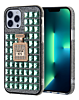 Crystal Stones Case with Perfume Adornment - GREEN for iPhone XR (Only Ground Shipping)