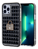Crystal Stones Case with Bag Adornment - BLACK for iPhone 7G / 8G / SE 2020 (Only Ground Shipping)