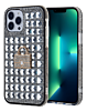 Crystal Stones Case with Bag Adornment - CLEAR for iPhone XR (Only Ground Shipping)