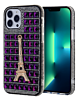 Crystal Stones Case with Paris Adornment - PURPLE for iPhone 8P / 7P (Only Ground Shipping)