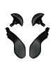 4in1 Paddle Buttons for PlayStation 5 (DualSense Edge) Controller