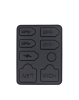 Dust Plug Set (8 Piece Set) (BLACK) for PlayStation 5 Slim