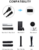 AC Power Cord for Xbox One S and X,  Series S and X, PS4, PS4 Slim, PS5, PS3 Slim