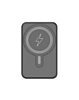 MagSafe Foldable Magnetic Power Bank (BLACK) 15W Wireless  / 20W PD Power Bank with USB-C (5000 mAh) (Only Ground Shipping)