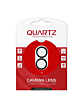 QUARTZ Back Camera Tempered Glass for iPhone 17 (CLEAR & BLACK)