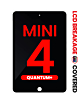 Quantum+ iPad Mini 4 LCD Assembly (BLACK) (Sleep / Wake Sensor Flex Pre-Installed) (Exclusive LCD Brakage Warranty)