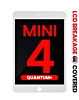 Quantum+ iPad Mini 4 LCD Assembly (WHITE) (Sleep / Wake Sensor Flex Pre-Installed) (Exclusive LCD Brakage Warranty)