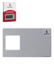 QUARTZ Anti-Slip Silicone Pad for Tempered Glass Installation Compatible with iPhone 17 Series (GRAY)
