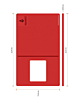QUARTZ Anti-Slip Silicone Pad for Tempered Glass Installation Compatible with iPhone 17 Series (RED)