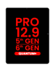 Quantum+ iPad Pro 12.9 (5th Gen / 2021) / (6th Gen / 2022) LCD Assembly (Exclusive LCD Breakage Warranty)