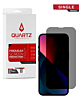 QUARTZ Privacy Tempered Glass for iPhone 13 / 13 Pro / 14 / 16e / 17e (Single Pack)