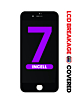 LCD Assembly with Steel Plate for iPhone 7 (BLACK) (Aftermarket Incell / QV7) (Exclusive LCD Breakage)