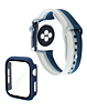 iWatch 38mm Rainbow Silicone Soft Band & Bumper Case with Tempered Glass - 5 (Only Ground Shipping)