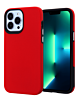 iPhone 13 Mini Shock Absorption Protective Dual Layer Case - RED (Only Ground Shipping)