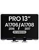 LCD Assembly (SILVER) (Refurbished) for MacBook Pro 13" with Touch Bar / Pro 13" (A1706 / Late 2016) (A1708 / Mid 2017)
