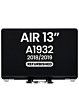 LCD Assembly (SPACE GRAY) (Refurbished) for MacBook Air 13" Retina (A1932 / Late 2018 / Early 2019)