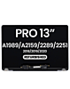 LCD Assembly (SPACE GRAY) (Refurbished) for MacBook Pro 13" (A1989 / Late 2018 / Early 2019) (A2159 / Mid 2019）(A2289 / A2251 / Mid 2020)