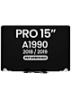LCD Assembly (SILVER) (Refurbished) for MacBook Pro 15" Touch Bar (A1990 / Late 2018 / Early 2019)