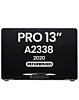 LCD Assembly (SILVER) (Refurbished) for MacBook Pro 13" (A2338 / Late 2020) (M1 / M2