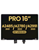 LCD Assembly (SPACE GRAY) (Refurbished) for MacBook Pro 16" (A2485 / Late 2021) / (A2780 / Late 2023 / (A2991 / Late 2023)
