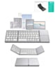 63 Keys Foldable Bluetooth Keyboard with Touchpad (SILVER) (Only Ground Shipping)