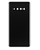 Back Glass with Camera Lens and Adhesive for Galaxy S10 (NO LOGO) (PRISM BLACK)