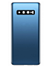 Back Glass with Camera Lens and Adhesive for Galaxy S10 (NO LOGO) (PRISM BLUE)