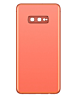 Buy the back glass with camera lens and adhesive for Galaxy S10E in Flamingo Pink, no logo.