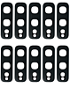 Back Camera Lens with Adhesive for Galaxy S10E (Glass Only) (BLACK / GREEN) (Pack of 10)