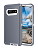 Heavy Duty Case for Galaxy S10E (DARK GRAY & WHITE) (Only Ground Shipping)