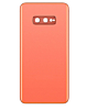Shop the back glass with camera lens for Galaxy S10E US and International models in Flamingo Pink service pack.