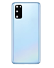 Buy the back glass with camera lens and adhesive for the Galaxy S20, no logo, in Cloud Blue.