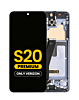 Purchase the OLED assembly with frame for the Galaxy S20 G980 and G981, Verizon UW, in Cosmic Gray, Premium.