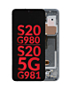 Buy the OLED assembly with frame in Cosmic Gray, not compatible with Verizon, Aftermarket OLED, for the Galaxy S20 5G G980 and G981.