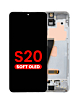 Stock up on the OLED assembly with frame for the Galaxy S20 G980 and G981, not compatible with Verizon, in Cloud White, Aftermarket OLED.
