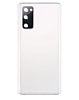 Grab wholesale deals on the Back Glass with Camera Lens and Adhesive for Galaxy S20 FE, No Logo, Cloud White.