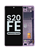 Buy the OLED Assembly with Frame for Galaxy S20 FE G780 in Cloud Lavender, Service Pack.