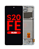 Purchase the OLED Assembly with Frame for Galaxy S20 FE G780 in Cloud Mint, Aftermarket OLED.