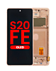 Grab wholesale deals on the OLED Assembly with Frame for Galaxy S20 FE G780 in Cloud Orange, Aftermarket OLED.
