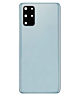 Buy the Back Glass with Camera Lens and Adhesive for Galaxy S20 Plus, No Logo, Aura Blue.