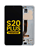 Order the OLED Assembly with Frame for Galaxy S20 Plus 5G G985 and G986 in Cloud Blue, Premium.