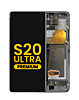 Order the OLED Assembly with Frame for Galaxy S20 Ultra G988 in Cosmic Gray, Premium.