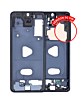 Stock up on the middle frame housing for the Galaxy S20, Verizon 5G UW, in Cosmic Black.